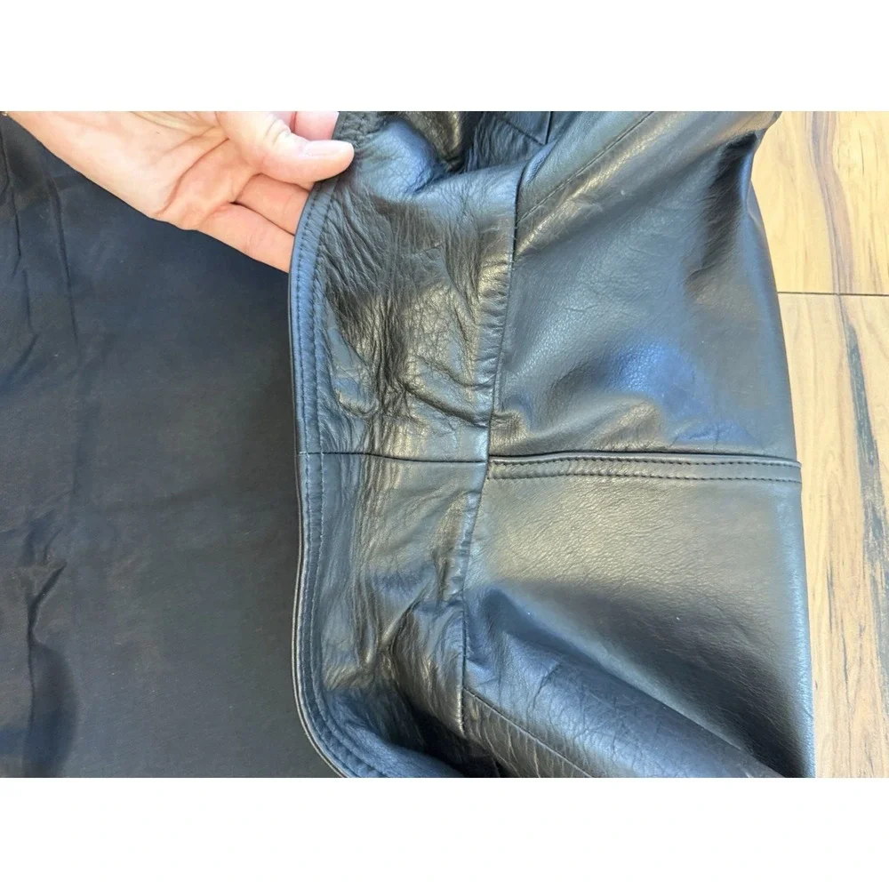 Vintage Winlit Special Editions Black Leather Jacket Women's Size S Lambskin - Picture 8 of 10